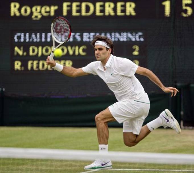Nella semifinale di Wimbledon  invece Federer a trionfare 6-3 3-6 6-4 6-3. Il fuoriclasse di Basilea conquister poi il suo 7 titolo sull&#39;erba londinese